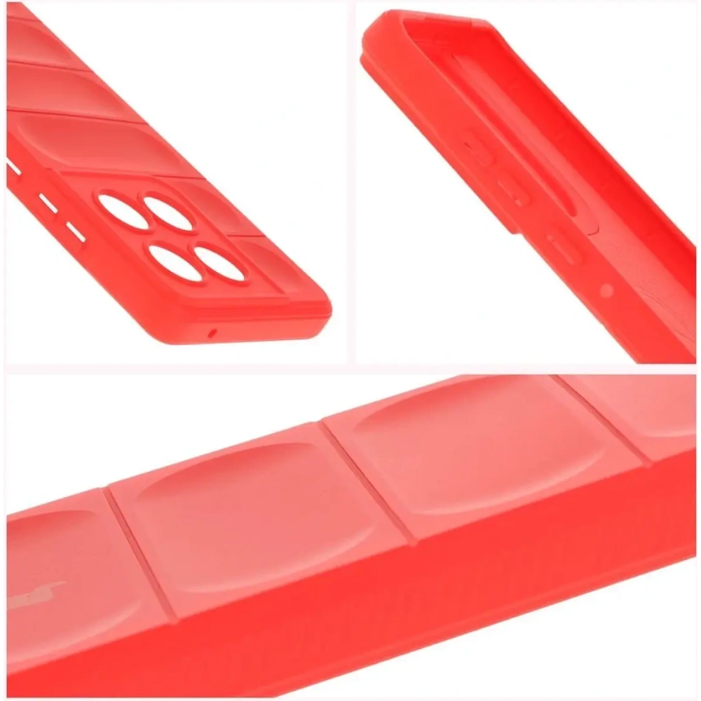 Pancerne etui Bizon Case Tur do Motorola Edge 60 / 60 Fusion czerwone