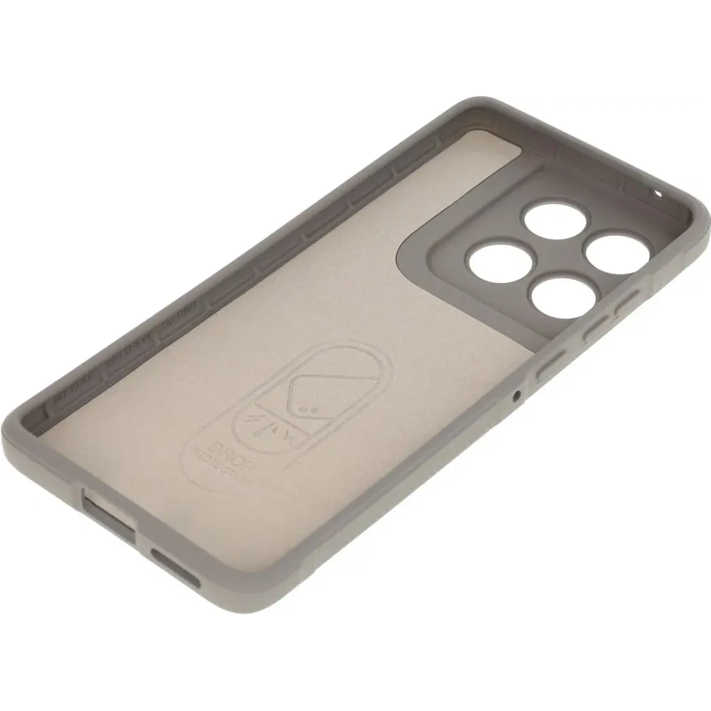 Pancerne etui Bizon Case Tur do Motorola Edge 60 / 60 Fusion jasnoszare