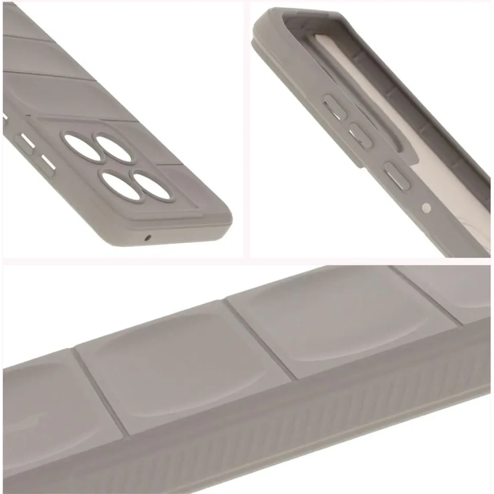 Pancerne etui Bizon Case Tur do Motorola Edge 60 / 60 Fusion jasnoszare