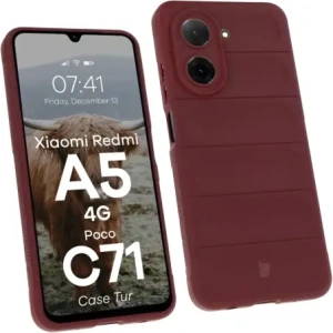 Buy BIZON Case Tur Xiaomi Redmi A5 4G / POCO C71 4G burgundy - BIZ9267 - {ean13} - Home Screen Store Europe