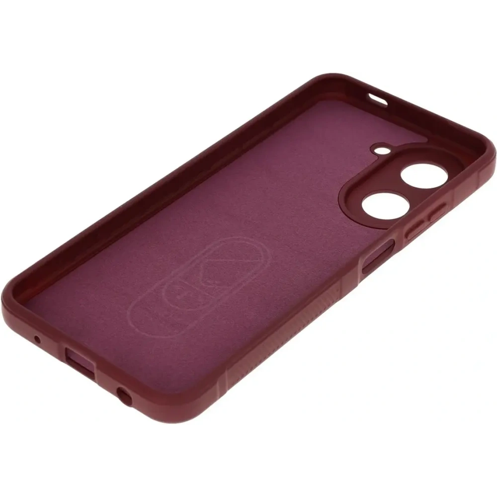 Pancerne etui Bizon Case Tur do Xiaomi Redmi A5 4G / POCO C71 4G burgundowe