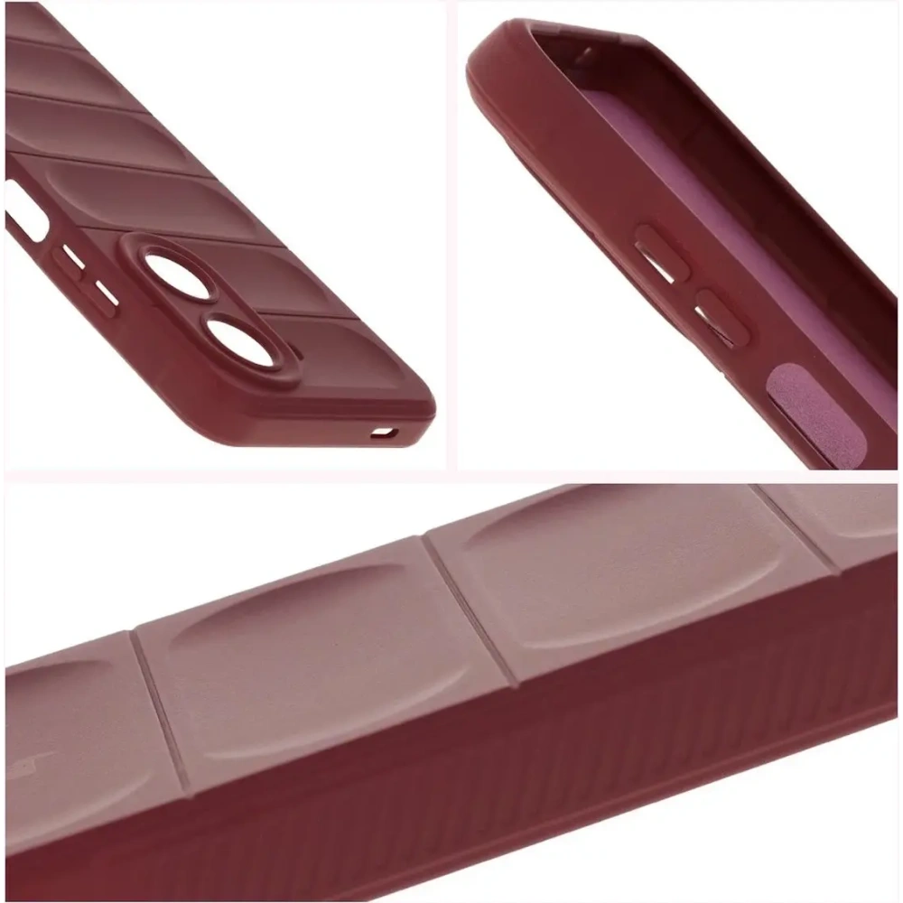 Pancerne etui Bizon Case Tur do Xiaomi Redmi A5 4G / POCO C71 4G burgundowe