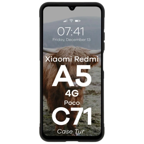 Kup Pancerne etui Bizon Case Tur do Xiaomi Redmi A5 4G / POCO C71 4G czarne - BIZ9268 - {ean13} - Sklep Home Screen