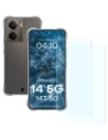 Bizon Case Clear Pack Hülle + 2x Displayschutzglas Realme 14 5G / 14T 5G