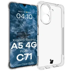 Kup Husa Bizon Case Clear Pack + 2x sticlă de protecție pentru Xiaomi Redmi A5 4G / POCO C71 4G - BIZ9270 - {ean13} - Sklep Home Screen