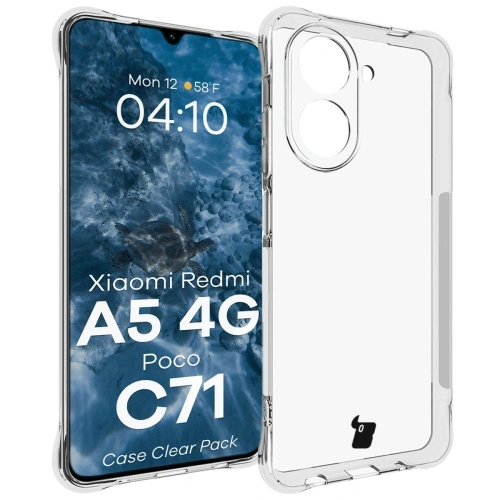 Kup Etui + 2x szkło na ekran Bizon Case Clear Pack do Xiaomi Redmi A5 4G / POCO C71 4G - BIZ9270 - {ean13} - Sklep Home Screen