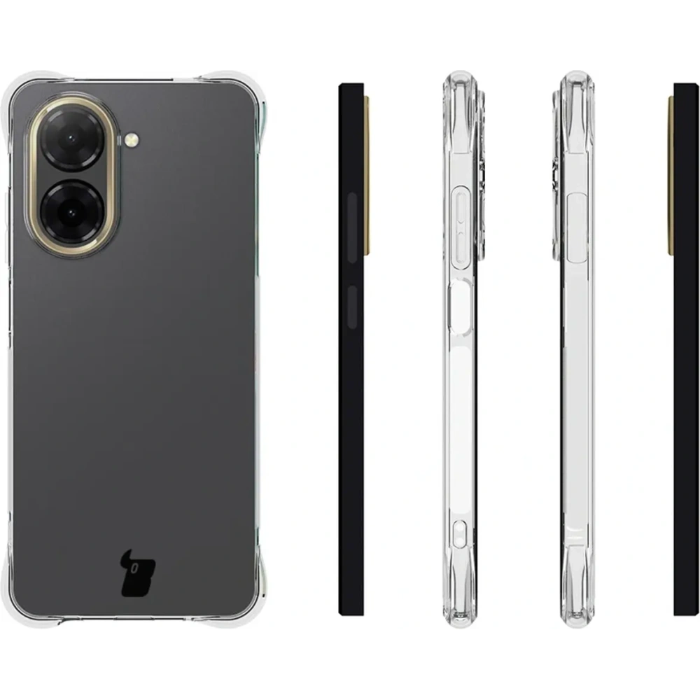 Etui + 2x szkło na ekran Bizon Case Clear Pack do Xiaomi Redmi A5 4G / POCO C71 4G