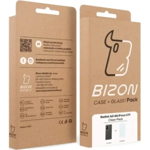 Kup Husa Bizon Case Clear Pack + 2x sticlă de protecție pentru Xiaomi Redmi A5 4G / POCO C71 4G - BIZ9270 - {ean13} - Sklep Home Screen
