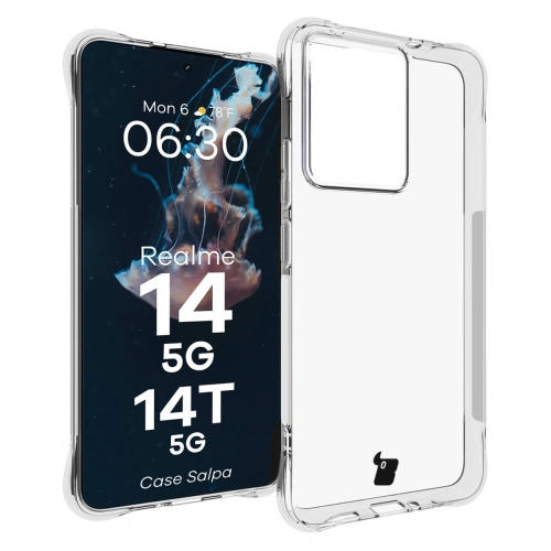 Kup Elastyczne etui Bizon Case Salpa do Realme 14 5G / 14T 5G przezroczyste - BIZ9271 - {ean13} - Sklep Home Screen