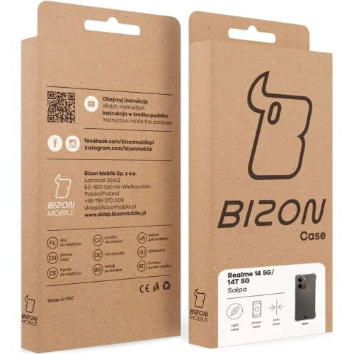 Kup Elastyczne etui Bizon Case Salpa do Realme 14 5G / 14T 5G przezroczyste - BIZ9271 - {ean13} - Sklep Home Screen