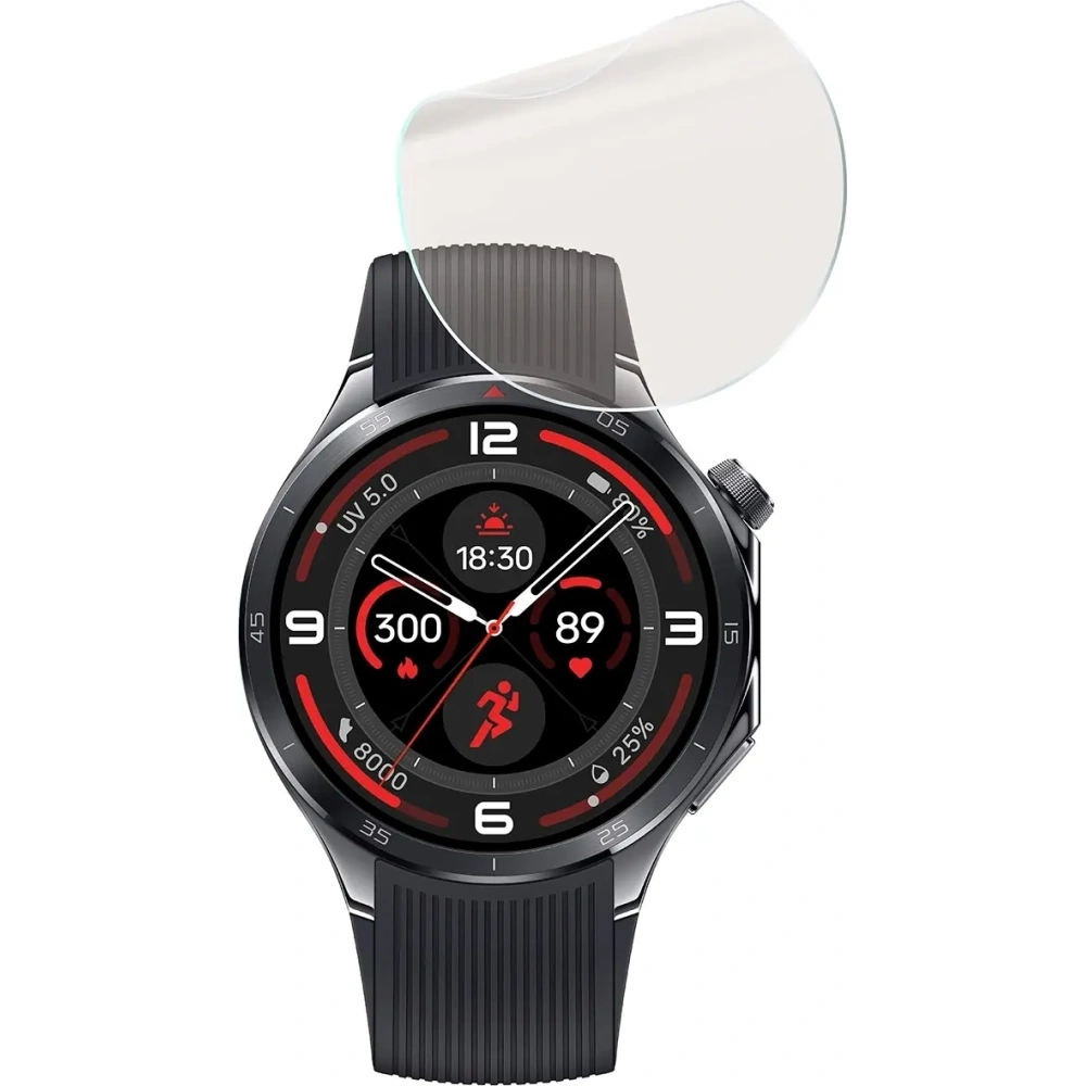 Folia matowa Bizon Glass Watch Film Sun do OnePlus Watch 3 [2 PACK]