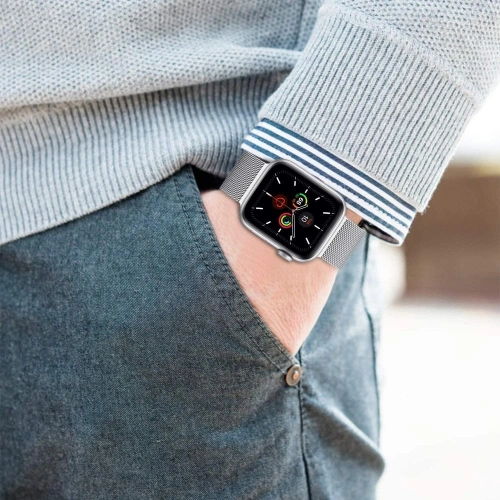 Kup [CR] Tech-Protect Milaneseband karkötő Apple Watch 4/5/6/7/SE 44/45mm rózsaarany - OT-892 - {ean13} - Sklep Home Screen