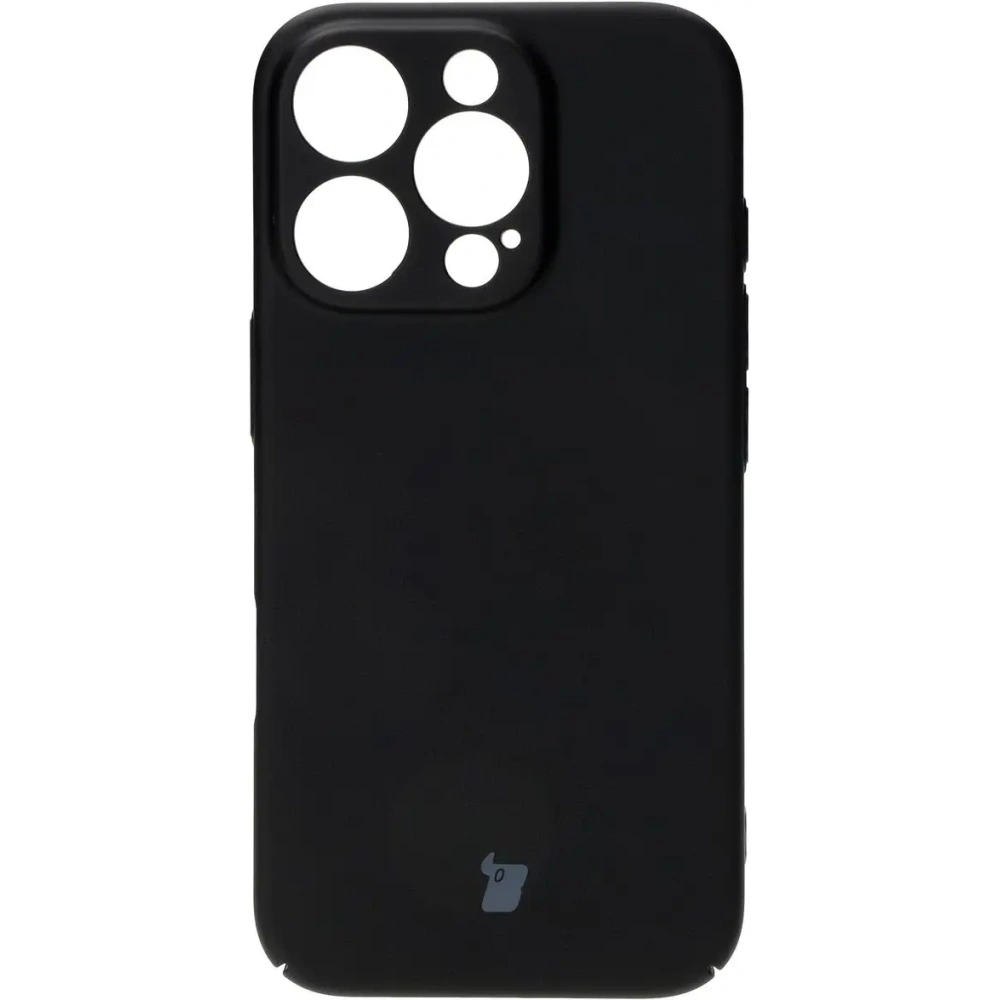Etui Bizon Case Łupka do Apple iPhone 16 Pro czarne