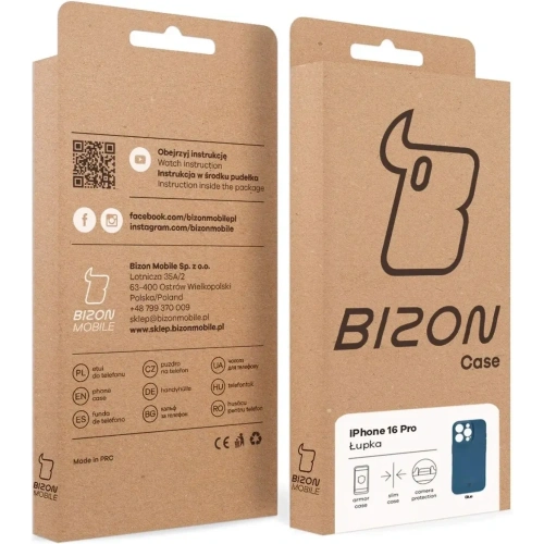 Kup BIZON Case Lupka Apple iPhone 16 Pro modrá - BIZ9285 - {ean13} - Sklep Home Screen