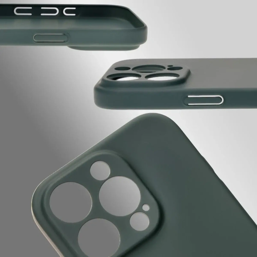 Etui Bizon Case Łupka do Apple iPhone 16 Pro zielone