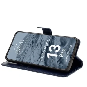 Buy BIZON Case Pocket Oppo Reno13 Pro navy blue - BIZ9290 - {ean13} - Home Screen Store Europe
