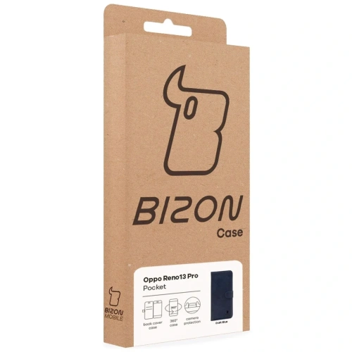 Kup Etui z klapką Bizon Case Pocket do Oppo Reno13 Pro granatowe - BIZ9290 - {ean13} - Sklep Home Screen