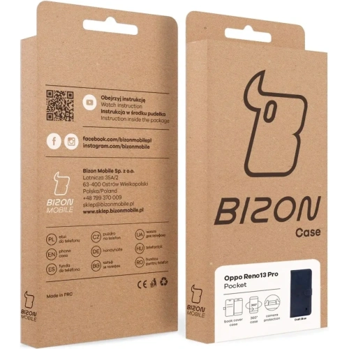 Kup BIZON pouzdro na kapsu Oppo Reno13 Pro tmavě modré - BIZ9290 - {ean13} - Sklep Home Screen