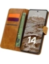 BIZON Hülle Tasche Realme 14 Pro 5G braun