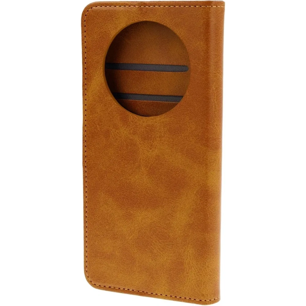 Etui z klapką Bizon Case Pocket do Realme 14 Pro 5G brązowe