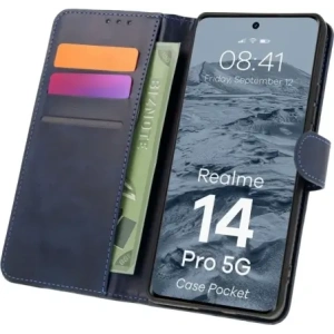 Kup BIZON tok zsebes Realme 14 Pro 5G sötétkék - BIZ9293 - {ean13} - Sklep Home Screen