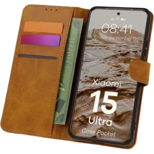 Buy BIZON Case Pocket Xiaomi 15 Ultra brown - BIZ9294 - {ean13} - Home Screen Store Europe