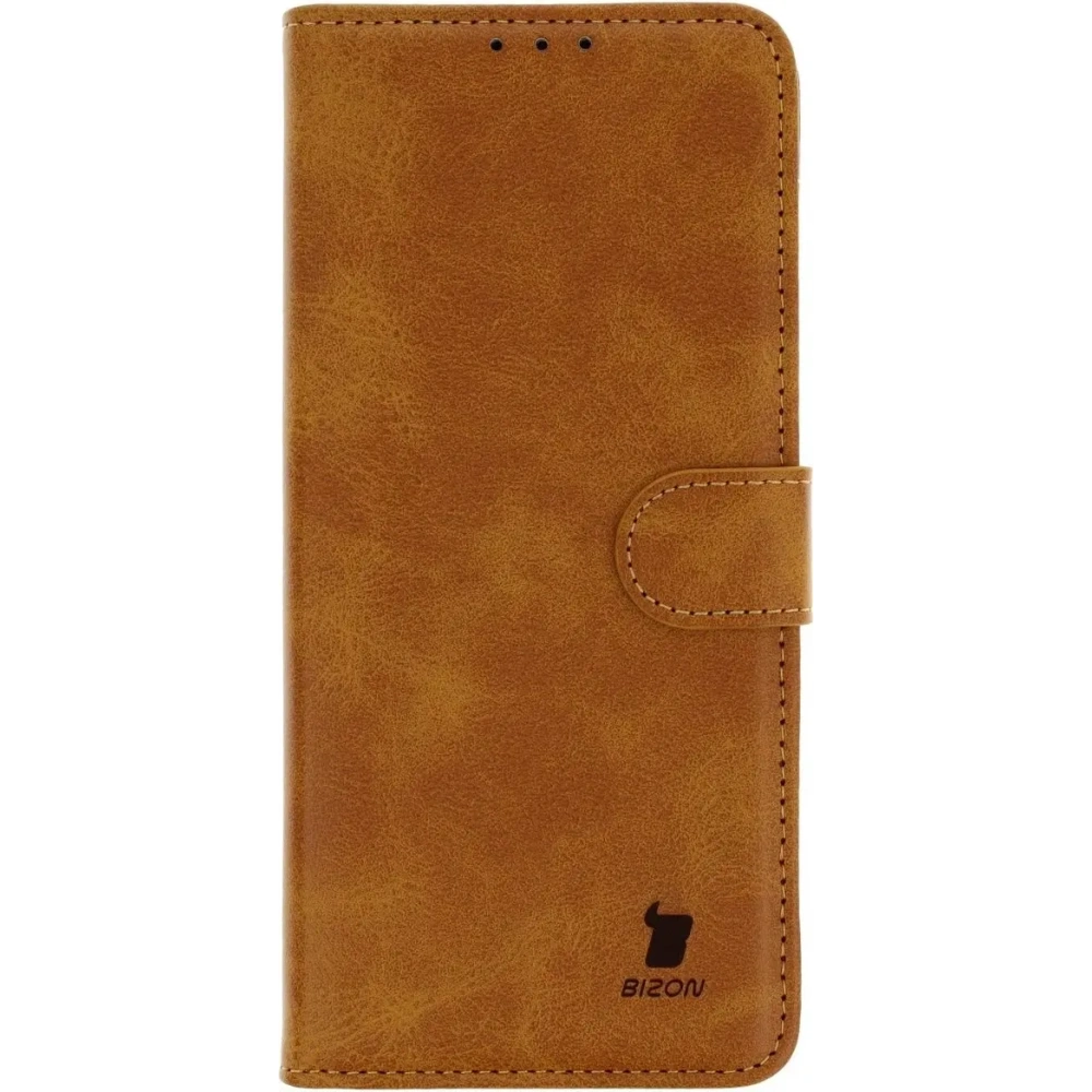 Etui z klapką Bizon Case Pocket do Xiaomi 15 Ultra brązowe