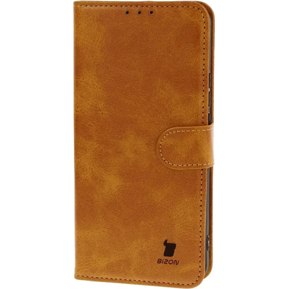 Etui z klapką Bizon Case Pocket do Xiaomi 15 Ultra brązowe