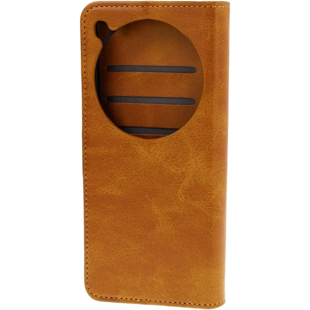 Etui z klapką Bizon Case Pocket do Xiaomi 15 Ultra brązowe