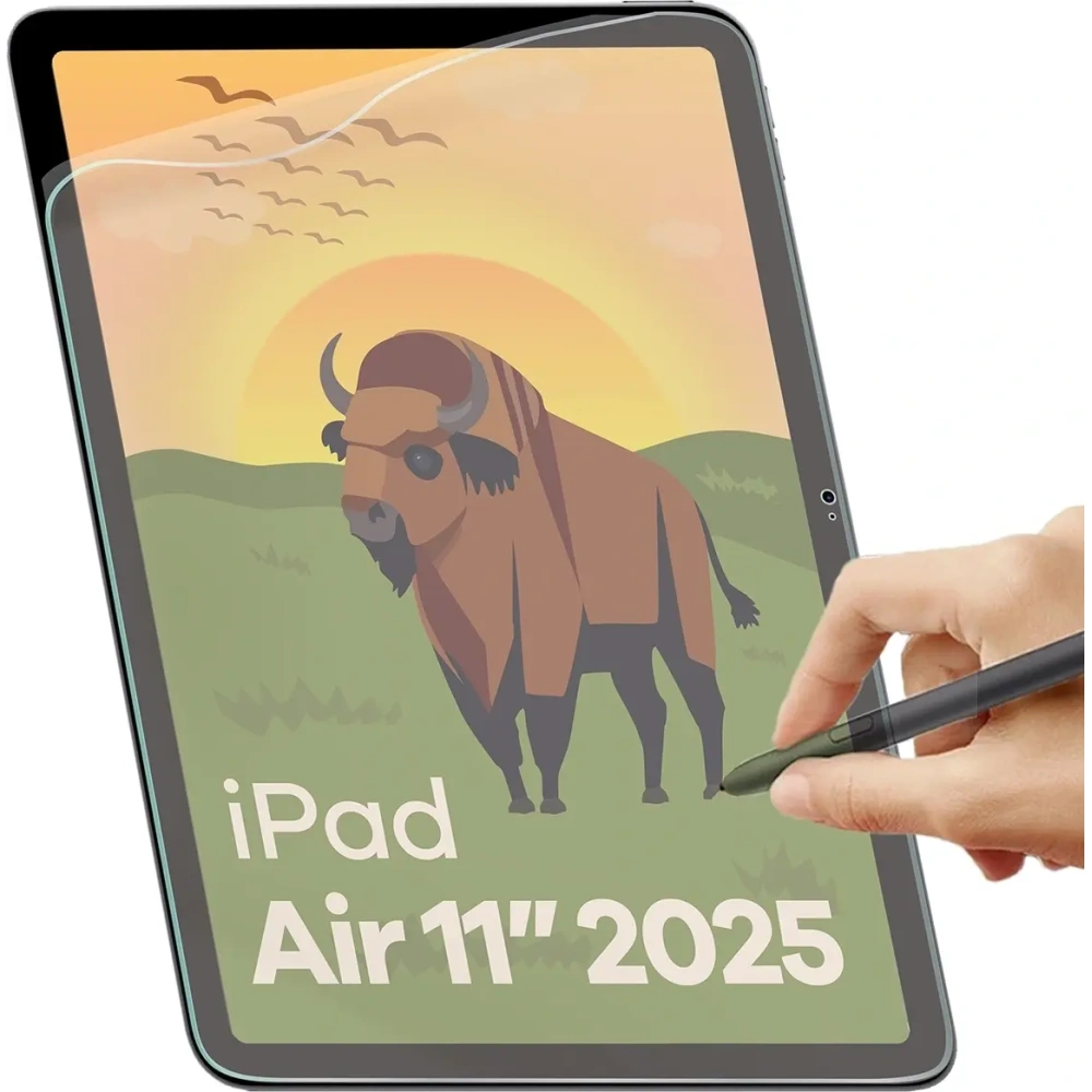 Folia matowa Bizon Glass Tab Film Sun do Apple iPad Air 13" 2024 / 13" 2025 [2 PACK]