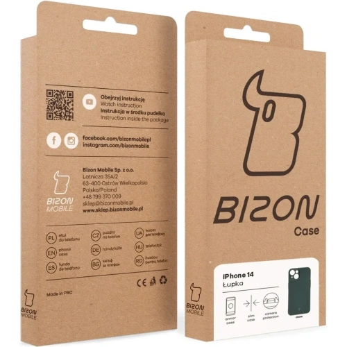 Kup BIZON Caz Lupka Apple iPhone 14 verde - BIZ9301 - {ean13} - Sklep Home Screen