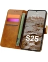 Kup Etui z klapką Bizon Case Pocket do Samsung Galaxy S25 Edge brązowe - BIZ9302 - {ean13} - Sklep Home Screen
