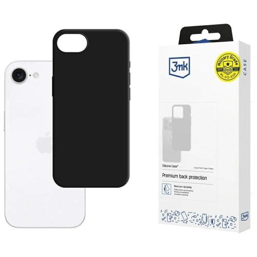 Buy 3MK Silicone Case Apple iPhone 16e black - 3MK16462 - {ean13} - Home Screen Store Europe