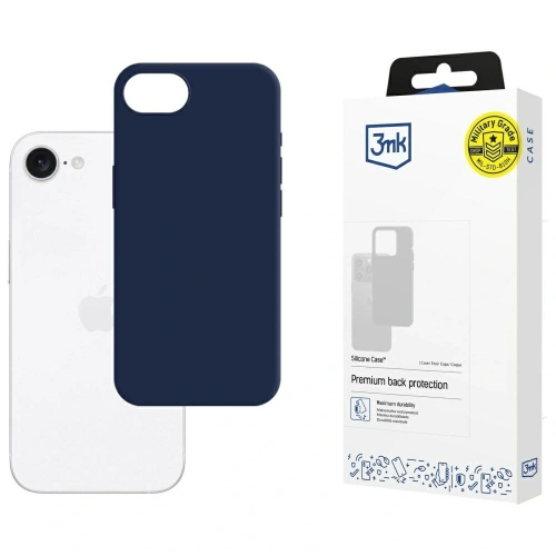 Kup 3MK Silikonhülle Apple iPhone 16e navyblau - 3MK16463 - {ean13} - Sklep Home Screen