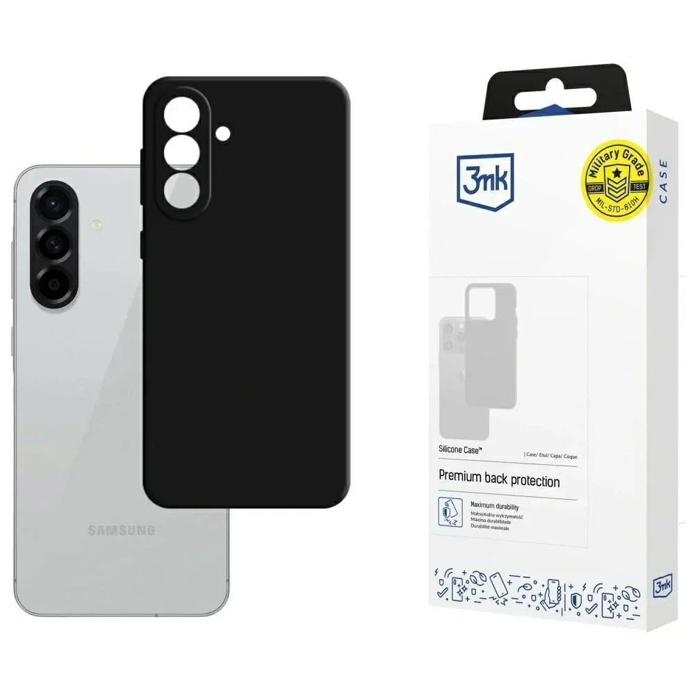 Etui 3MK Silicone Case do Samsung Galaxy A56 5G czarny
