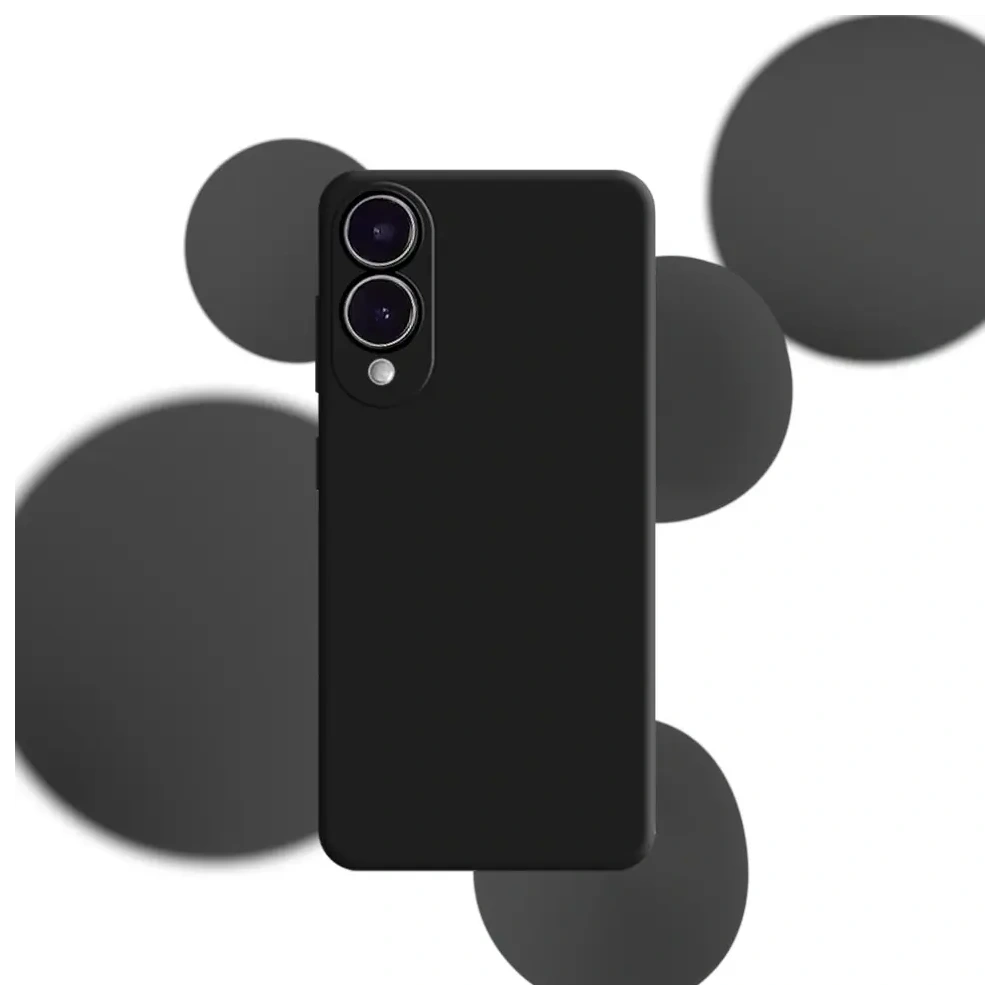 Etui 3MK Silicone Case do Samsung Galaxy S25 Edge czarny