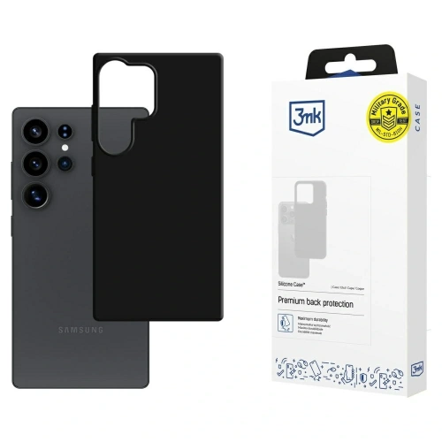 Buy 3MK Silicone Case Samsung Galaxy S25 Ultra black - 3MK16469 - {ean13} - Home Screen Store Europe