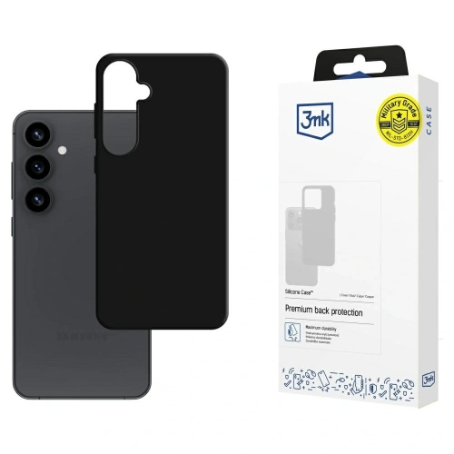 Kup Husa din silicon 3MK pentru Samsung Galaxy S25+ Plus neagră - 3MK16470 - {ean13} - Sklep Home Screen