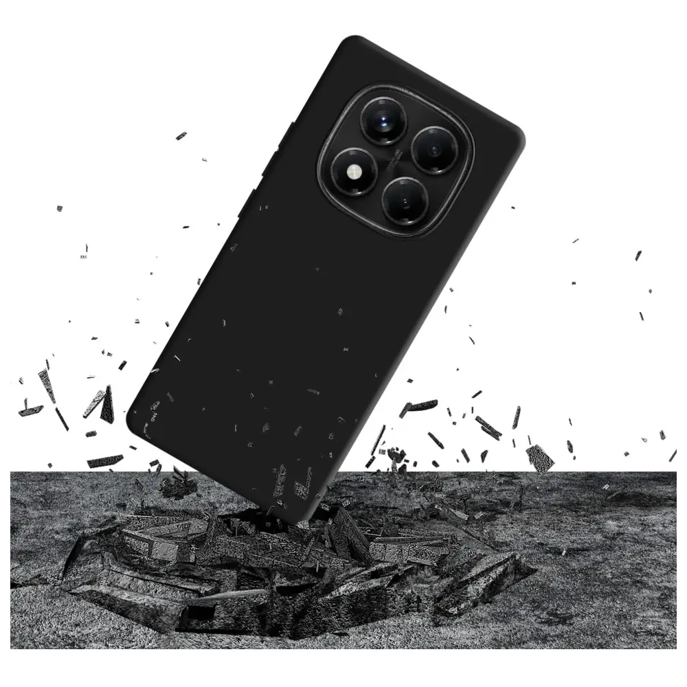 Etui 3MK Silicone Case do Xiaomi Redmi Note 14 Pro 5G czarny