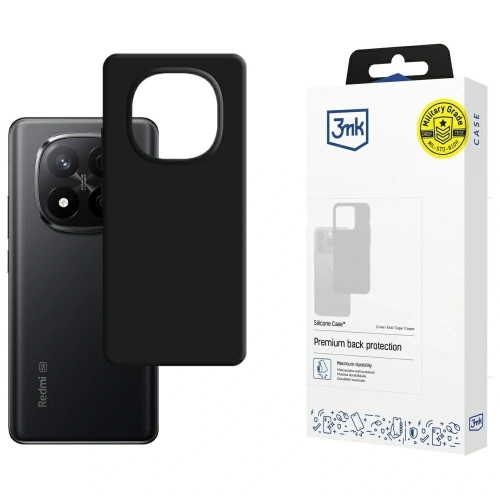 Buy 3MK Silicone Case Xiaomi Redmi Note 14 Pro+ Plus black - 3MK16475 - {ean13} - Home Screen Store Europe