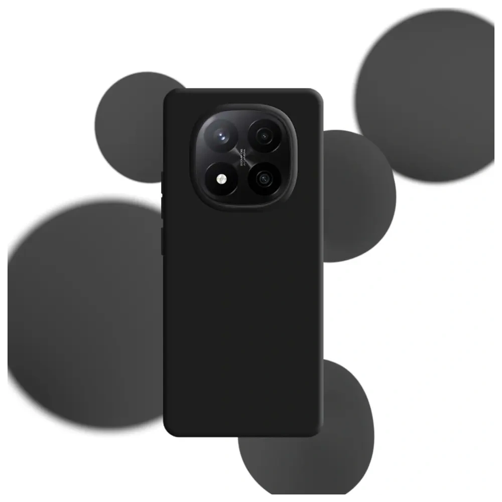 Etui 3MK Silicone Case do Xiaomi Redmi Note 14 Pro+ Plus czarny