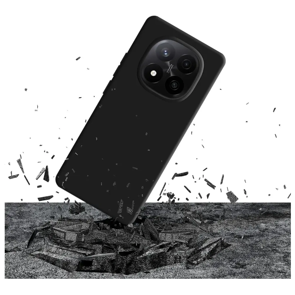 Etui 3MK Silicone Case do Xiaomi Redmi Note 14 Pro+ Plus czarny