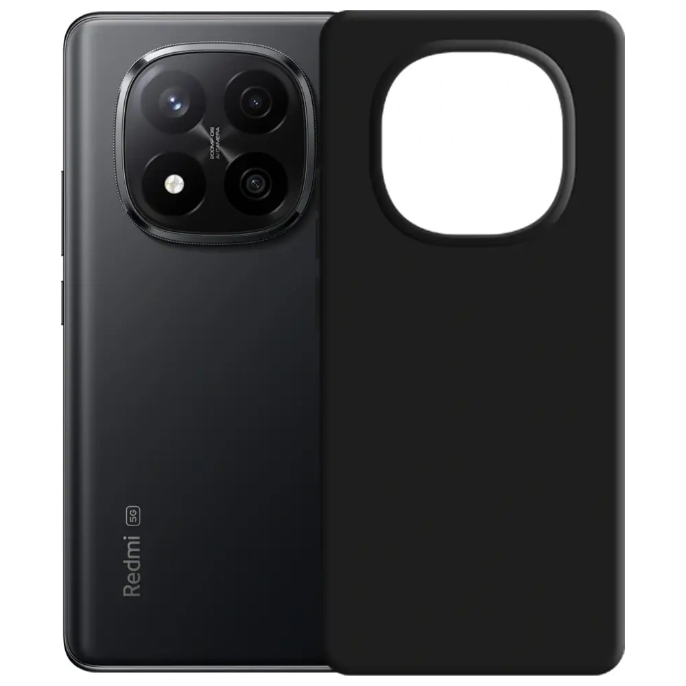 Etui 3MK Silicone Case do Xiaomi Redmi Note 14 Pro+ Plus czarny