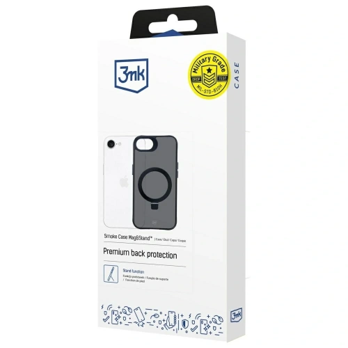 Kup Etui 3MK Smoke Case do Apple iPhone 16e MagSafe & Stand - 3MK16476 - {ean13} - Sklep Home Screen