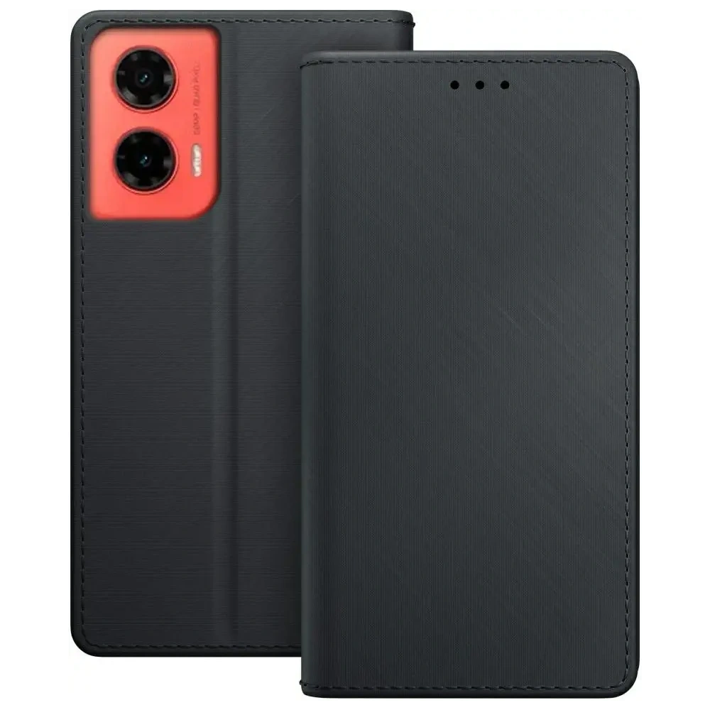 Etui z klapką 3MK Wallet Case do Motorola Moto G35 5G czarny