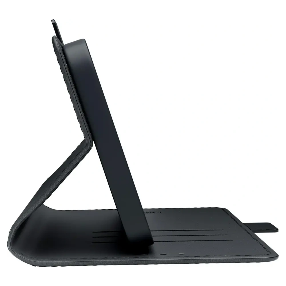 Etui z klapką 3MK Wallet Case do Samsung Galaxy S25 czarny