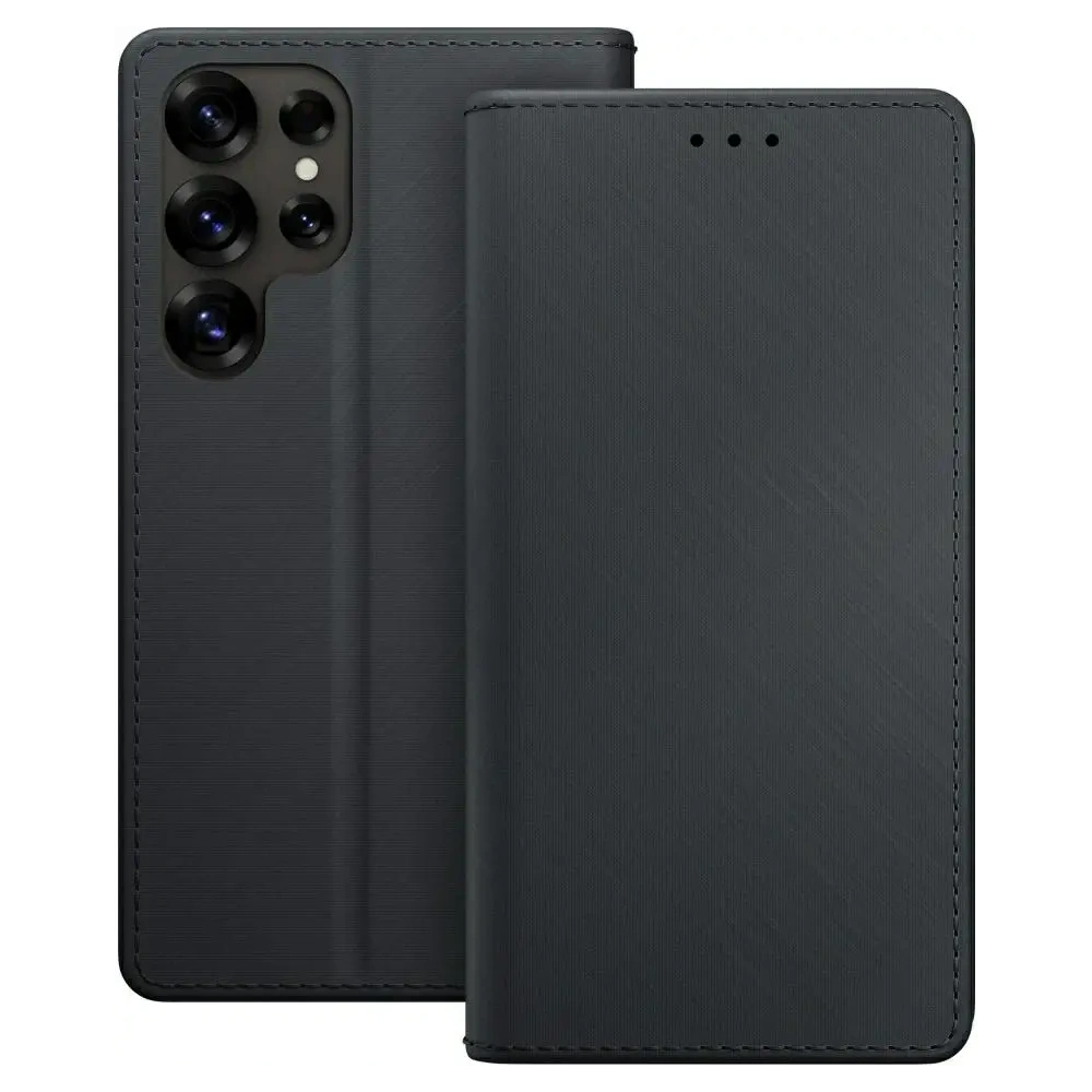 Etui z klapką 3MK Wallet Case do Samsung Galaxy S25 Ultra czarny