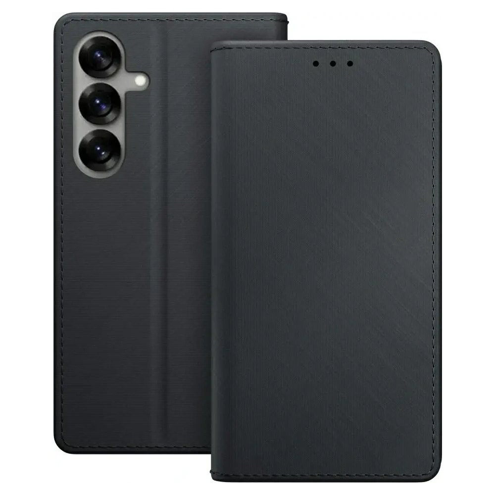 Etui z klapką 3MK Wallet Case do Samsung Galaxy S25+ Plus czarny