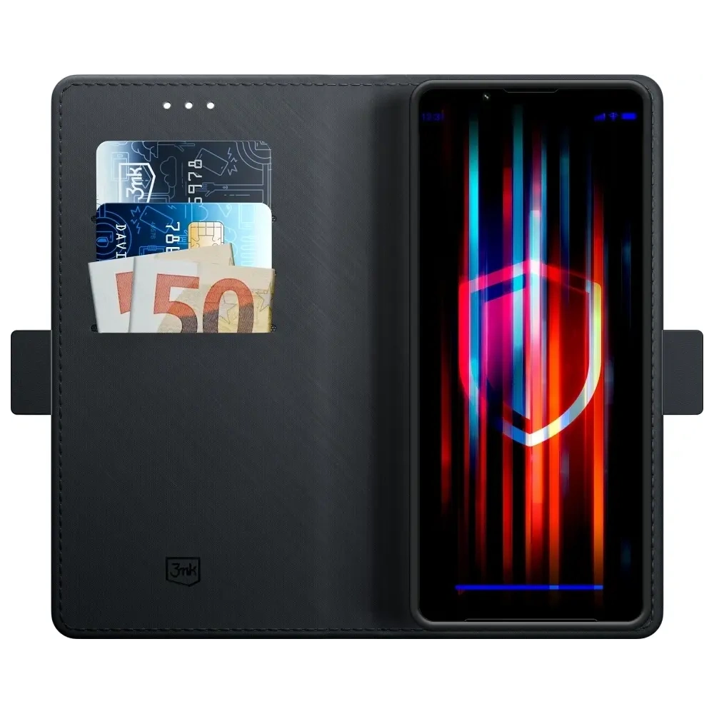 Etui z klapką 3MK Wallet Case do Sony Xperia 1 V czarny