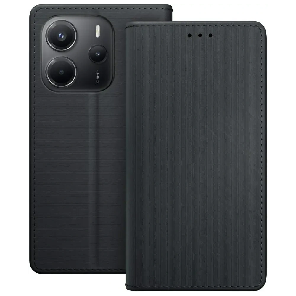 Etui z klapką 3MK Wallet Case do Xiaomi Redmi Note 14 5G czarny